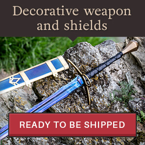 Decorative weapon and shields