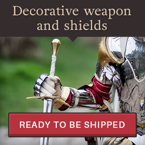 Decorative weapon and shields