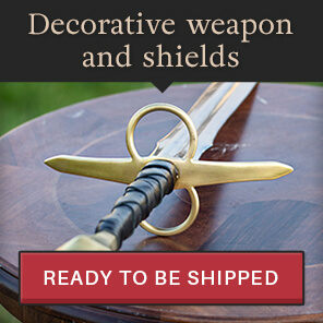Decorative weapon and shields