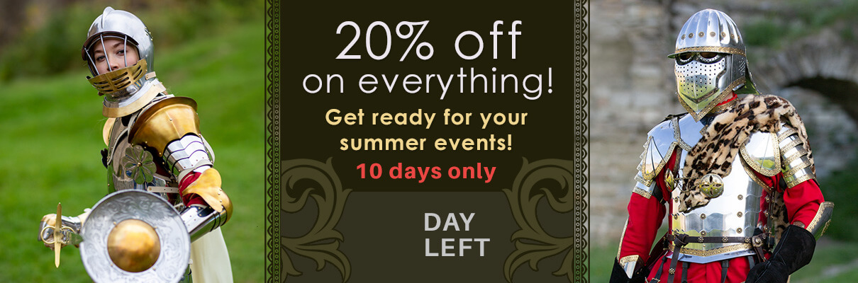 20% off on everything! Get ready for your summer events