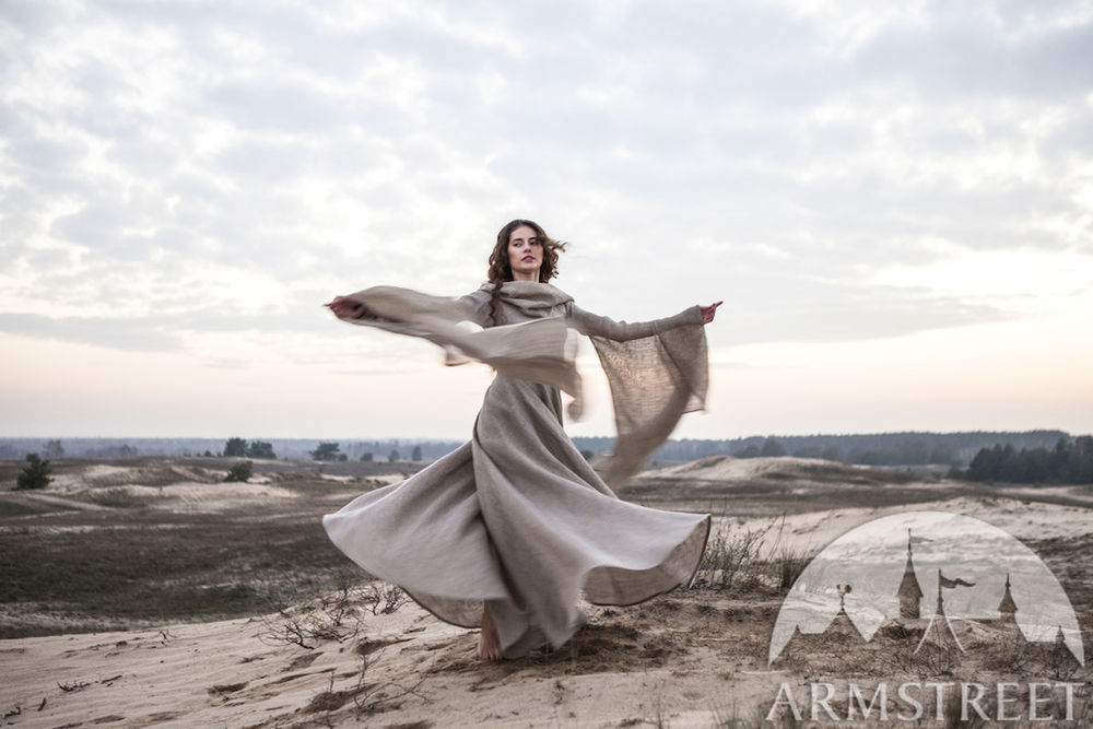 Fantasy Dress “Wanderer” Linen Robe