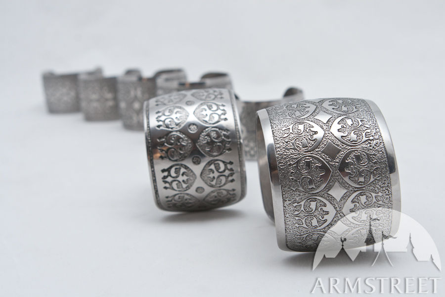 Medieval Etched Stainless Bracelet