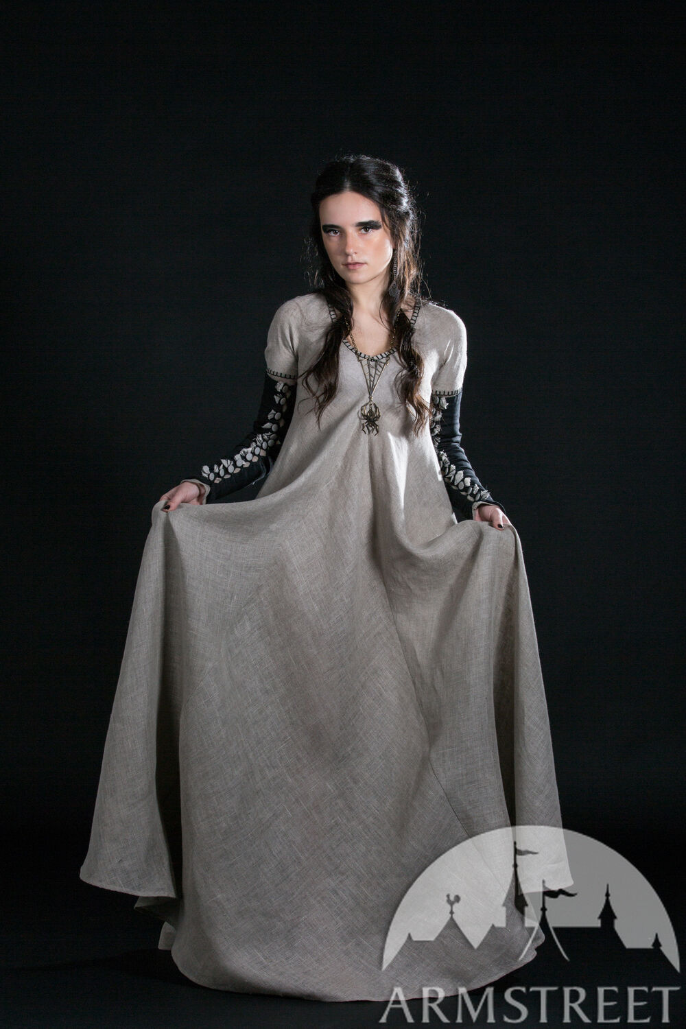Spiderweb Dress with Sleeves