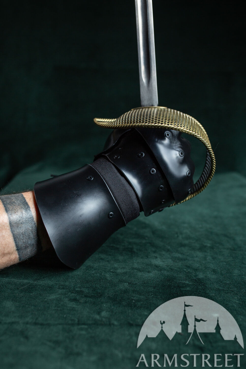 Plastic HEMA five-finger gauntlets &ldquo;Black Prince&rdquo; finger-glove