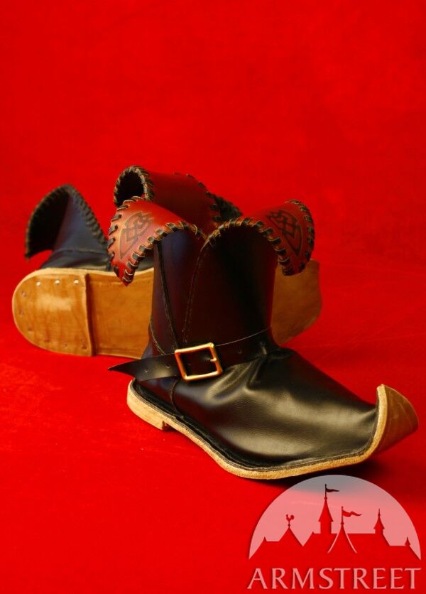 New design handmade fantasy leather shoes