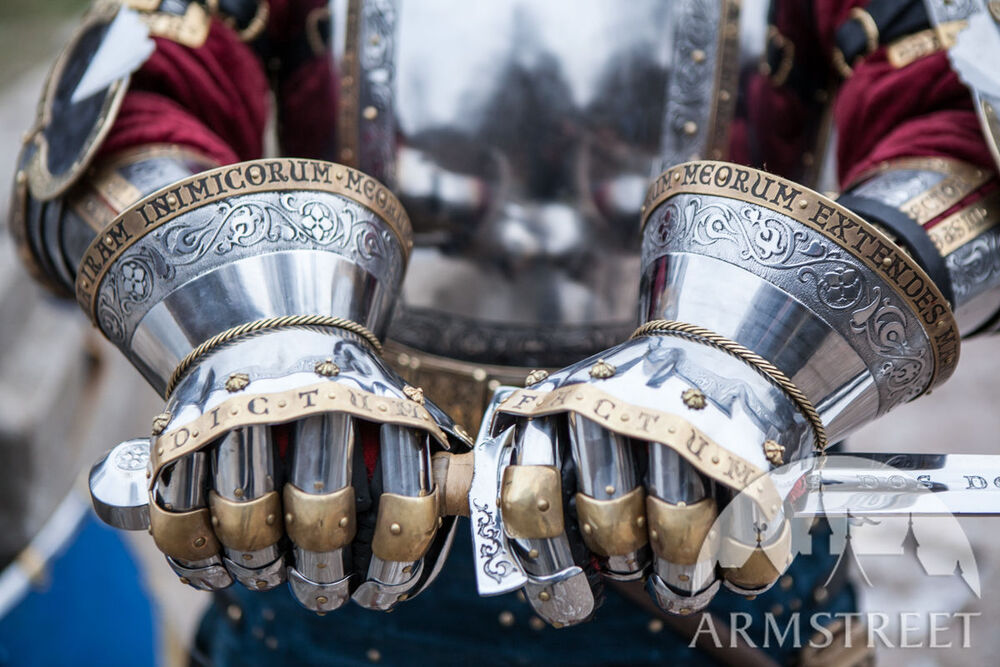 Hourglass Finger Gauntlets “King's Guard” Medieval Armor Sca