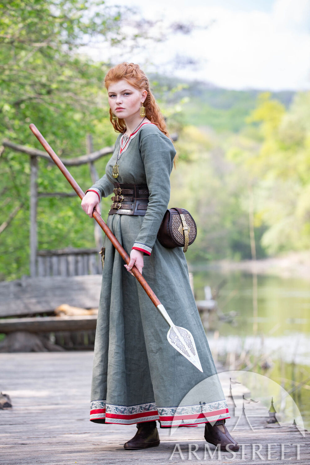 "Eydis" Linen Viking Tunic and Dress
