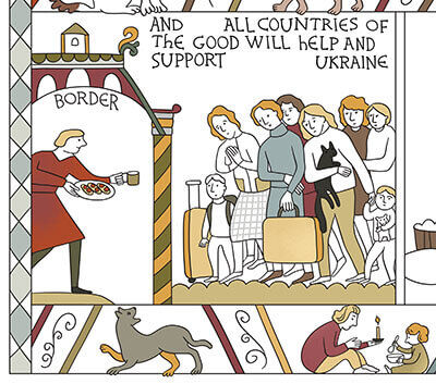 And all countries of the good will help and support Ukraine