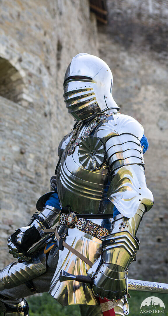 Mens Valiant Knight Medieval & Gothic Books & Film Fancy Dress Costume 