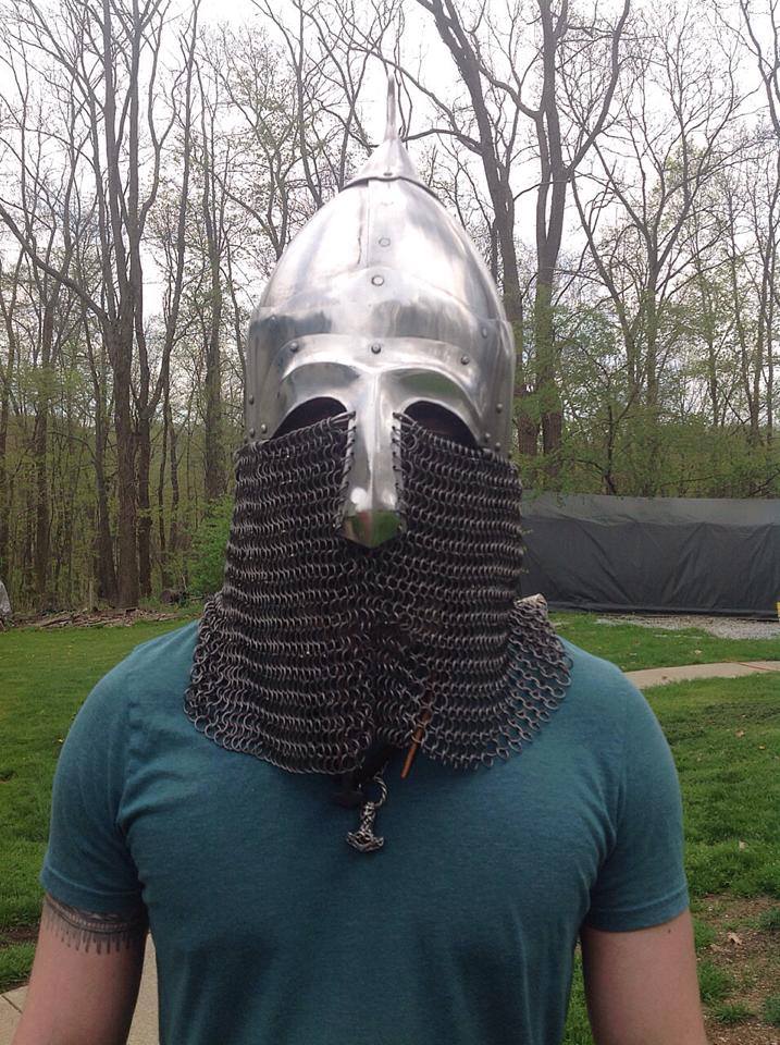 Medieval Slavic Fighting Helmet