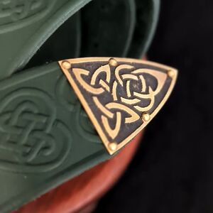Medieval celtic leather belt