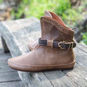 Viking leather shoes